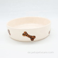 Kundenspezifische Keramik Tierhundfutterschale für Hunde